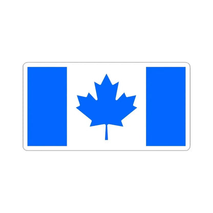 Flag of the Conservative Party of Canada unofficial (Canada) STICKER Vinyl Kiss-Cut Decal 6 Inch White - The Sticker Space