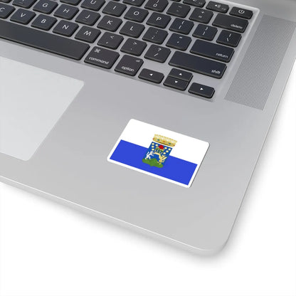 Flag of the Conservatory of music Domenico Cimarosa (Italy) (Coat of Arms) STICKER Vinyl Kiss-Cut Decal - The Sticker Space