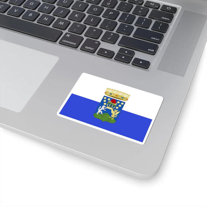 Flag of the Conservatory of music Domenico Cimarosa (Italy) (Coat of Arms) STICKER Vinyl Kiss-Cut Decal - The Sticker Space