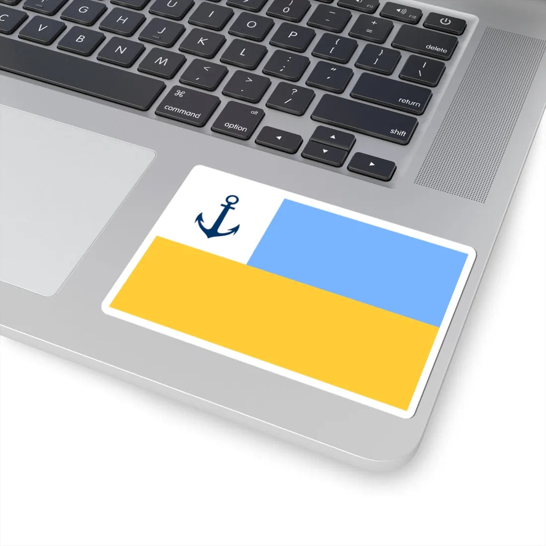 Flag of the Consul of Ukraine 1918 (Ukraine) STICKER Vinyl Kiss-Cut Decal - The Sticker Space
