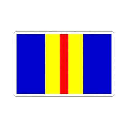 Flag of the Corps of EME (India) STICKER Vinyl Die-Cut Decal 4 Inch - The Sticker Space