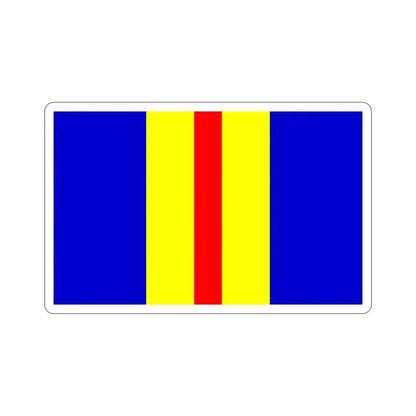 Flag of the Corps of EME (India) STICKER Vinyl Die-Cut Decal 5 Inch - The Sticker Space