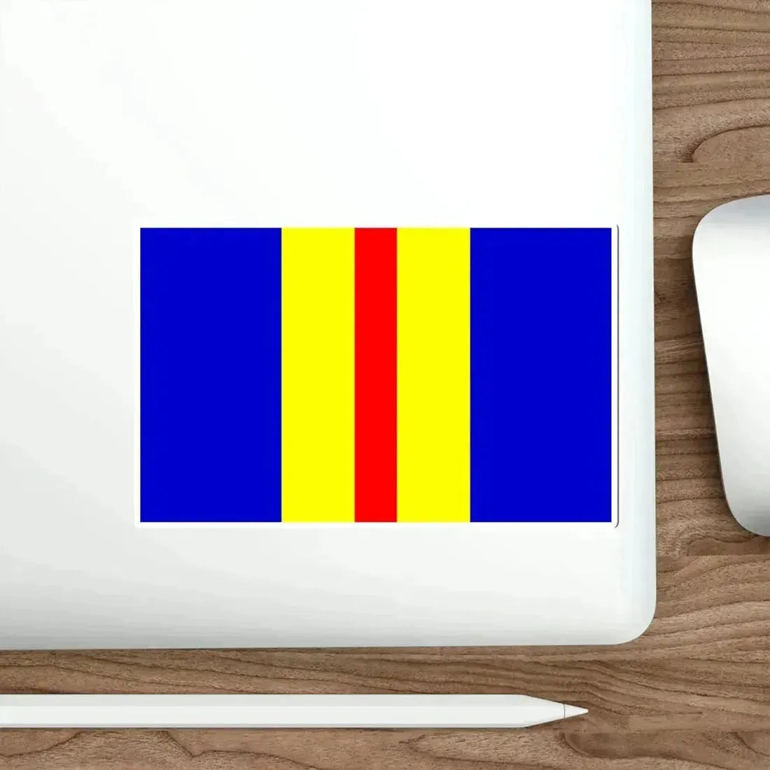 Flag of the Corps of EME (India) STICKER Vinyl Die-Cut Decal - The Sticker Space