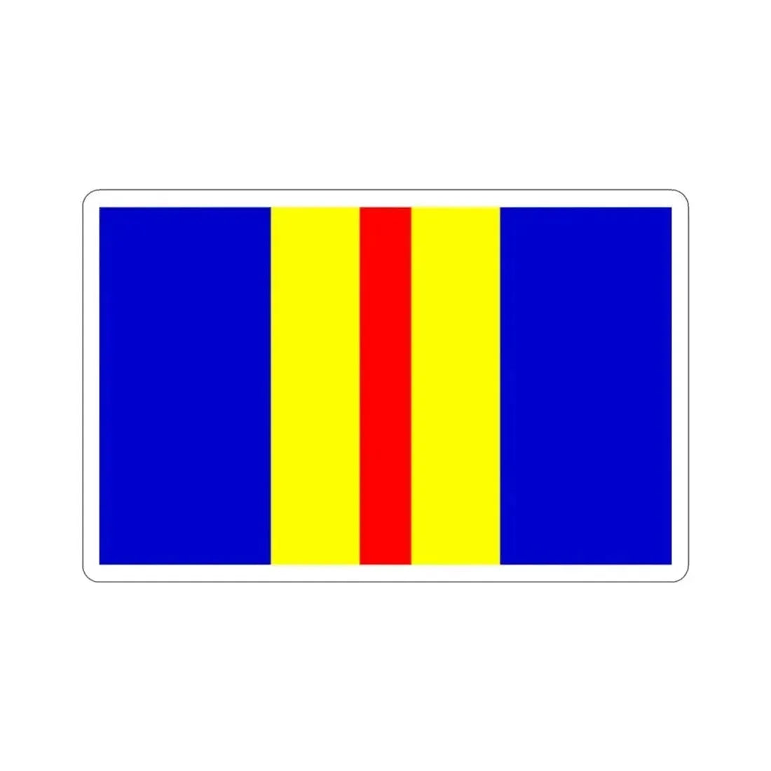 Flag of the Corps of EME (India) STICKER Vinyl Die-Cut Decal - The Sticker Space