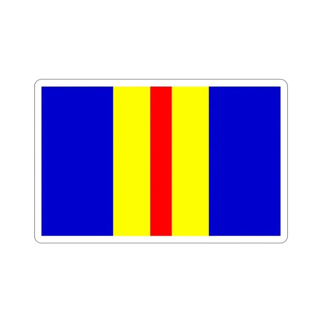 Flag of the Corps of EME (India) STICKER Vinyl Die-Cut Decal - The Sticker Space