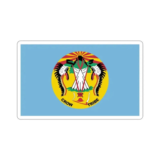 Flag of the Crow Nation STICKER Vinyl Die-Cut Decal 2 Inch - The Sticker Space