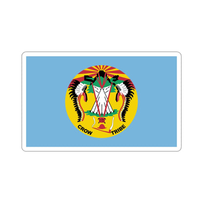 Flag of the Crow Nation STICKER Vinyl Die-Cut Decal-3 Inch-The Sticker Space