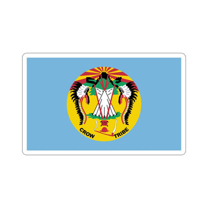 Flag of the Crow Nation STICKER Vinyl Die-Cut Decal-4 Inch-The Sticker Space