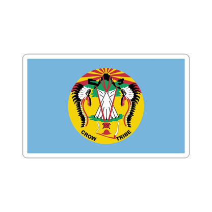 Flag of the Crow Nation STICKER Vinyl Die-Cut Decal-5 Inch-The Sticker Space