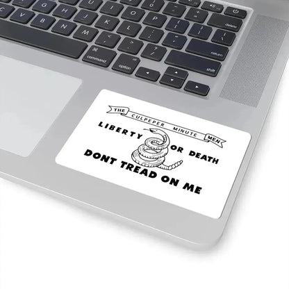 Flag of the Culpeper Minutemen (United States) STICKER Vinyl Kiss-Cut Decal - The Sticker Space