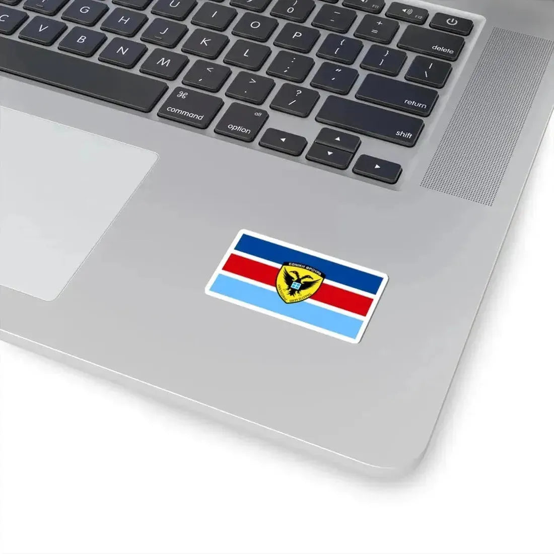 Flag of the Cypriot National Guard General Staff (Cyprus) STICKER Vinyl Kiss-Cut Decal - The Sticker Space