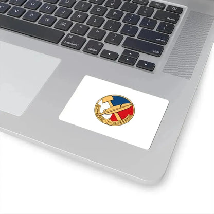 Flag of the Czech National Social Party (Czech Republic) STICKER Vinyl Kiss-Cut Decal - The Sticker Space