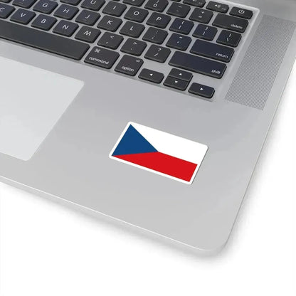 Flag of the Czech Republic 16-9 (Czech Republic) STICKER Vinyl Kiss-Cut Decal - The Sticker Space