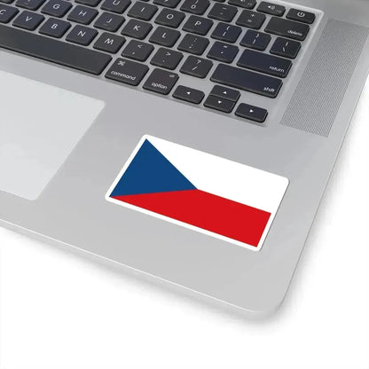 Flag of the Czech Republic 16-9 (Czech Republic) STICKER Vinyl Kiss-Cut Decal - The Sticker Space