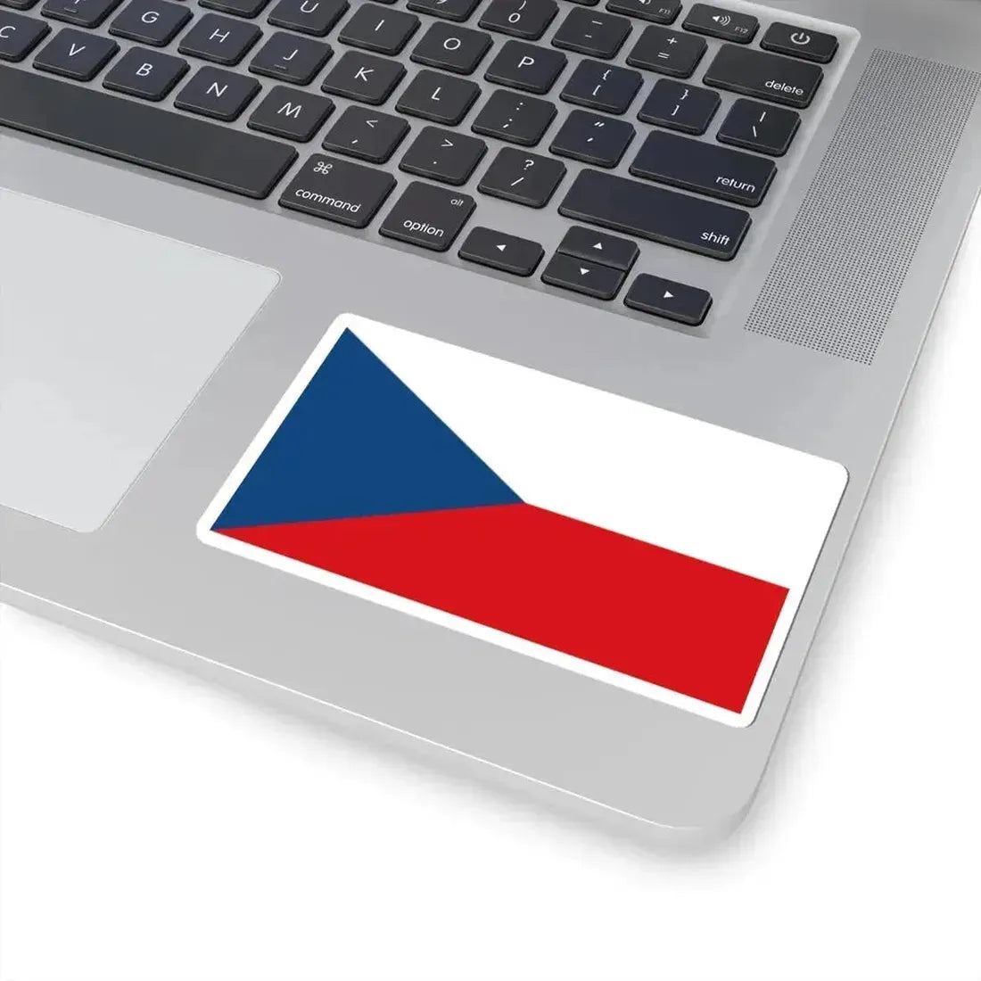 Flag of the Czech Republic 16-9 (Czech Republic) STICKER Vinyl Kiss-Cut Decal - The Sticker Space