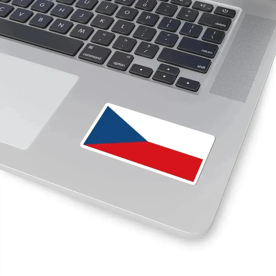 Flag of the Czech Republic 2-1 (Czech Republic) STICKER Vinyl Kiss-Cut Decal - The Sticker Space