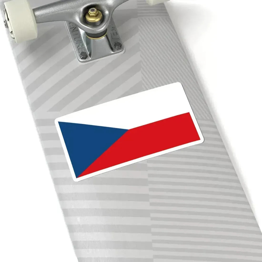 Flag of the Czech Republic 2-1 (Czech Republic) STICKER Vinyl Kiss-Cut Decal - The Sticker Space
