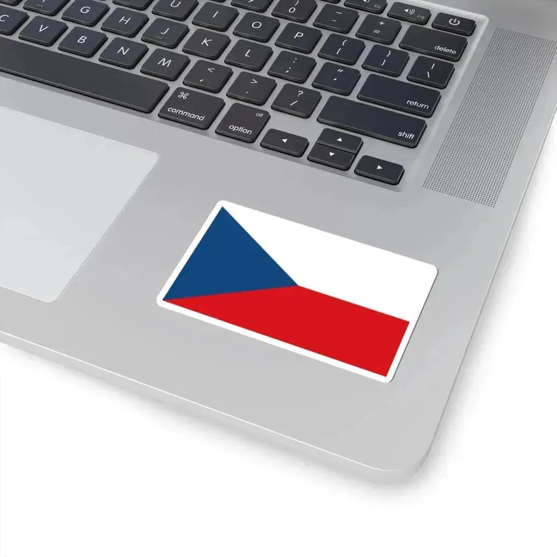 Flag of the Czech Republic 5-3 (Czech Republic) STICKER Vinyl Kiss-Cut Decal - The Sticker Space