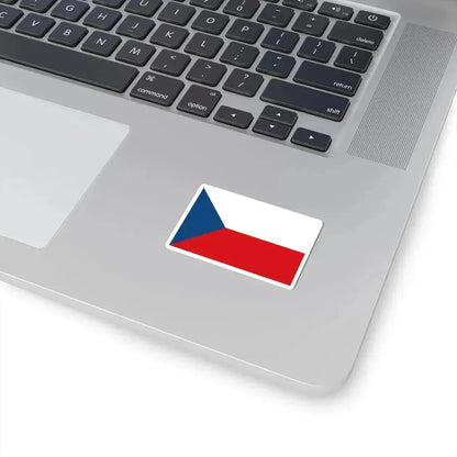 Flag of the Czech Republic alt (Czech Republic) STICKER Vinyl Kiss-Cut Decal - The Sticker Space