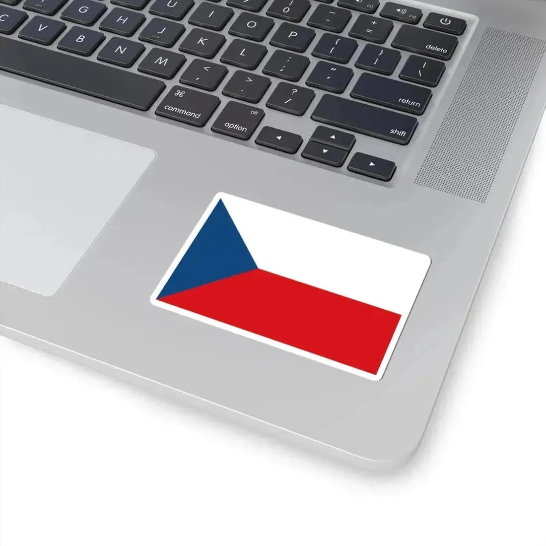 Flag of the Czech Republic alt (Czech Republic) STICKER Vinyl Kiss-Cut Decal - The Sticker Space