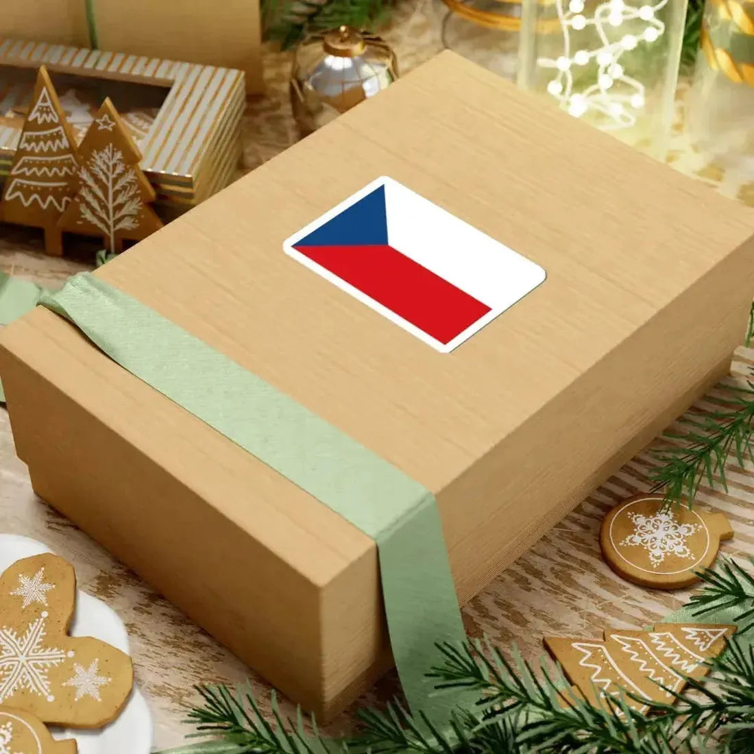 Flag of the Czech Republic alt (Czech Republic) STICKER Vinyl Kiss-Cut Decal - The Sticker Space