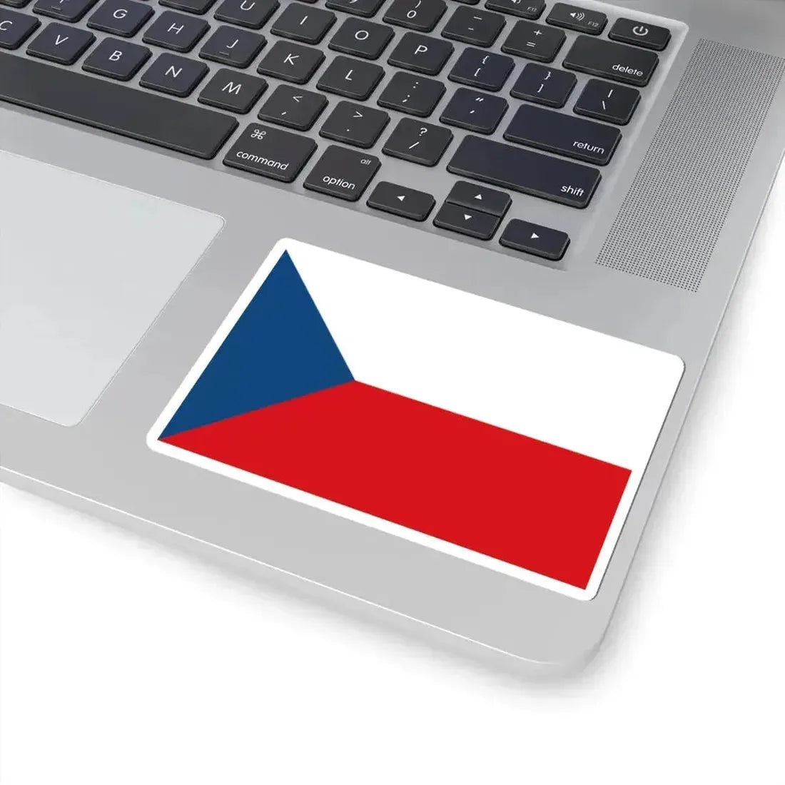 Flag of the Czech Republic alt (Czech Republic) STICKER Vinyl Kiss-Cut Decal - The Sticker Space