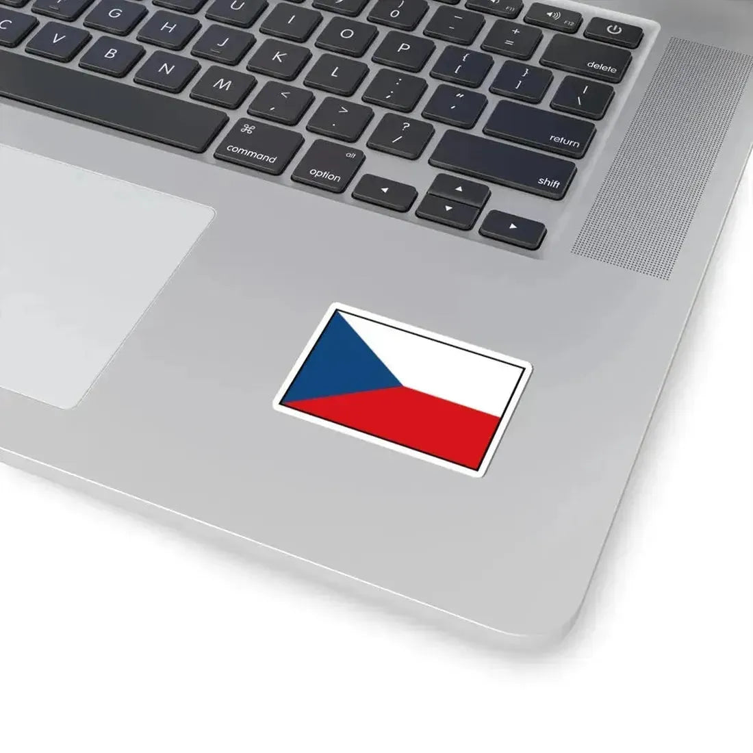 Flag of the Czech Republic bordered (Czech Republic) STICKER Vinyl Kiss-Cut Decal - The Sticker Space