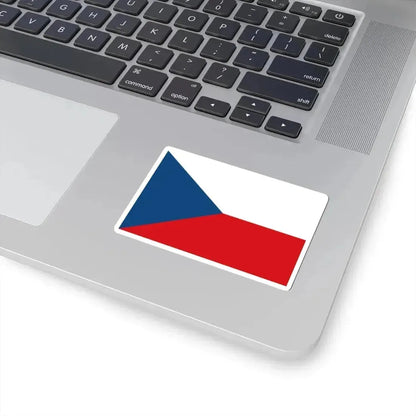 Flag of the Czech Republic (Czech Republic) STICKER Vinyl Kiss-Cut Decal - The Sticker Space