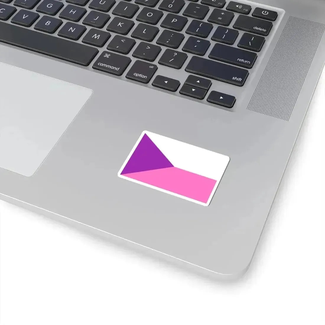Flag of the Czech Republic Vaporwave pink edition (Czech Republic) STICKER Vinyl Kiss-Cut Decal - The Sticker Space