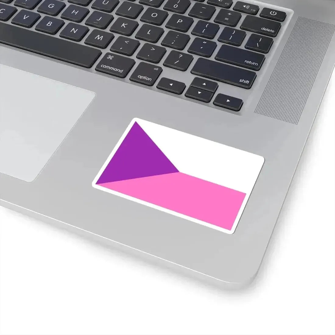 Flag of the Czech Republic Vaporwave pink edition (Czech Republic) STICKER Vinyl Kiss-Cut Decal - The Sticker Space