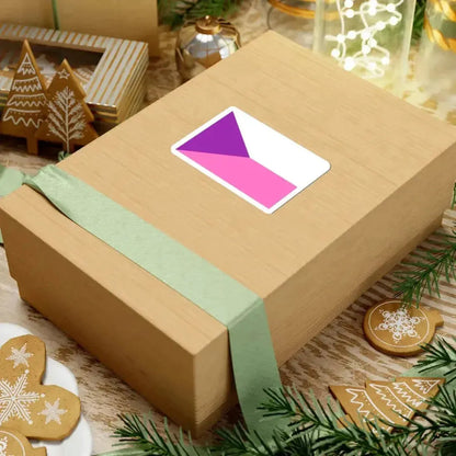 Flag of the Czech Republic Vaporwave pink edition (Czech Republic) STICKER Vinyl Kiss-Cut Decal - The Sticker Space