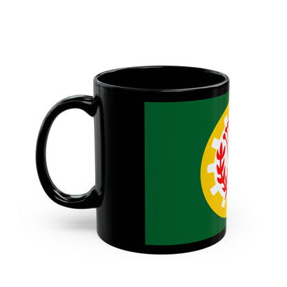 Flag of the Dakahlia Governorate Egypt - Black Coffee Mug-The Sticker Space