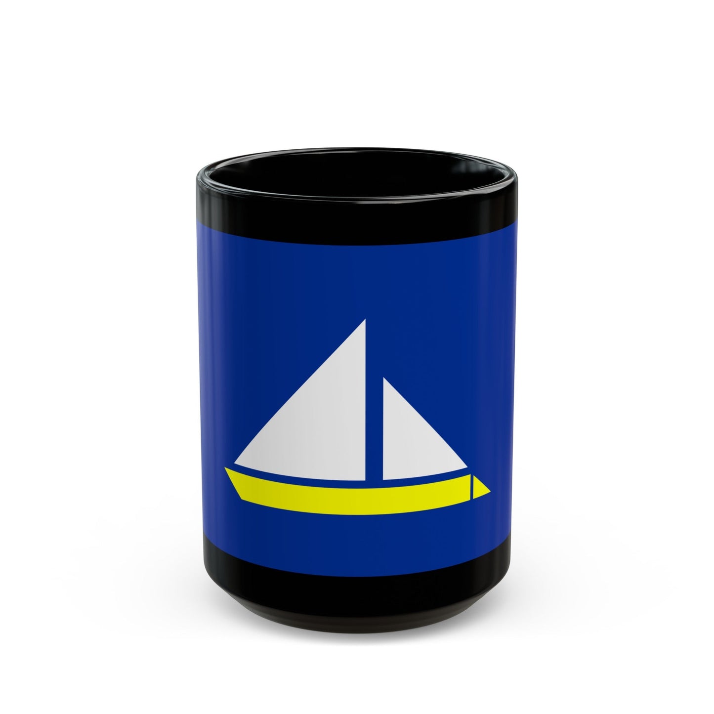 Flag of the Damietta Governorate Egypt - Black Coffee Mug-15oz-The Sticker Space