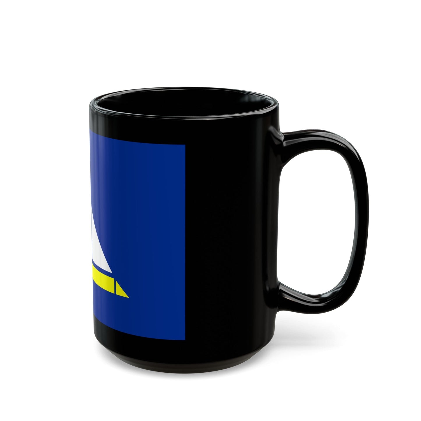 Flag of the Damietta Governorate Egypt - Black Coffee Mug-The Sticker Space