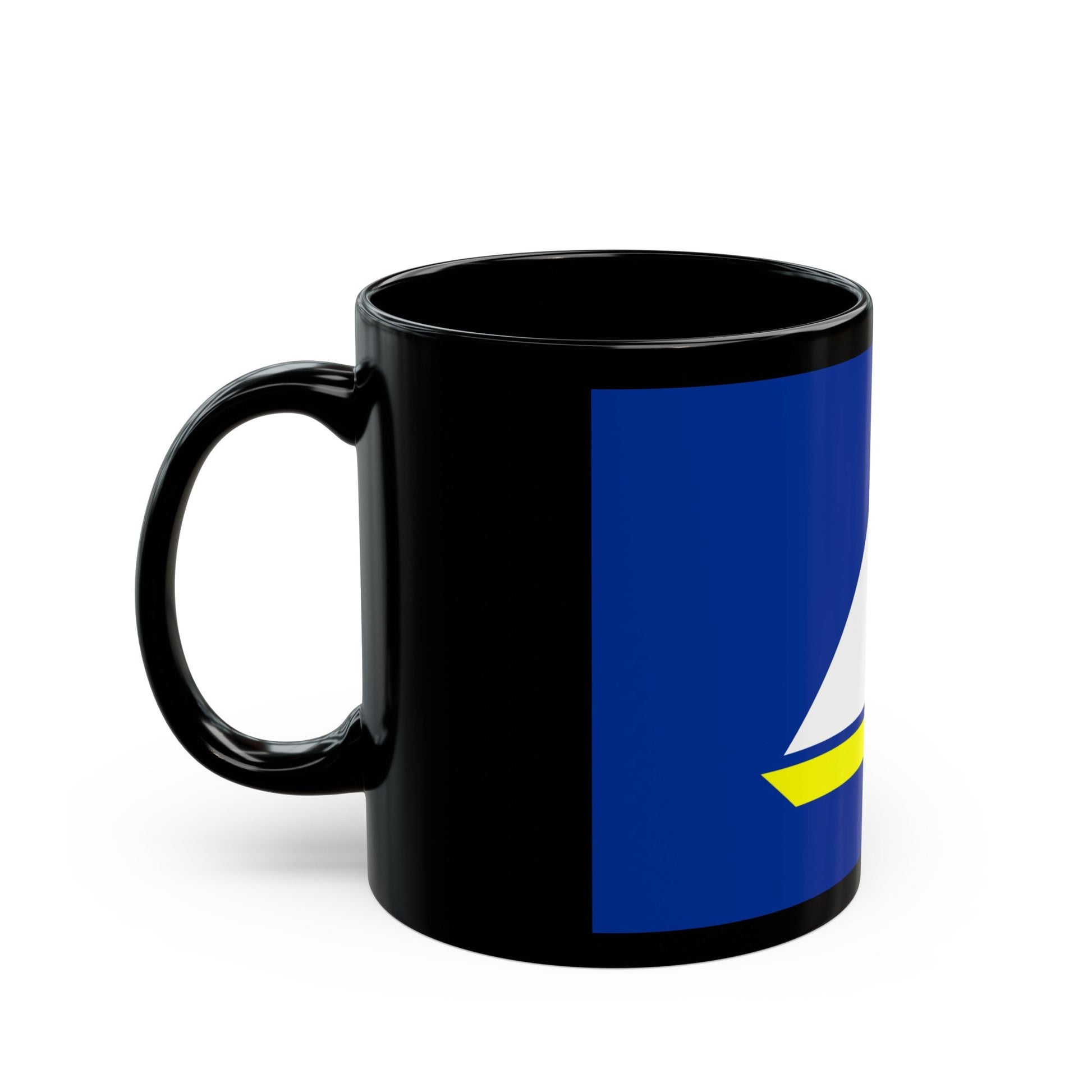 Flag of the Damietta Governorate Egypt - Black Coffee Mug-The Sticker Space