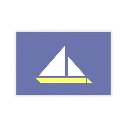 Flag of the Damietta Governorate Egypt - STICKER Vinyl Kiss-Cut Decal 4 Inch Transparent - The Sticker Space