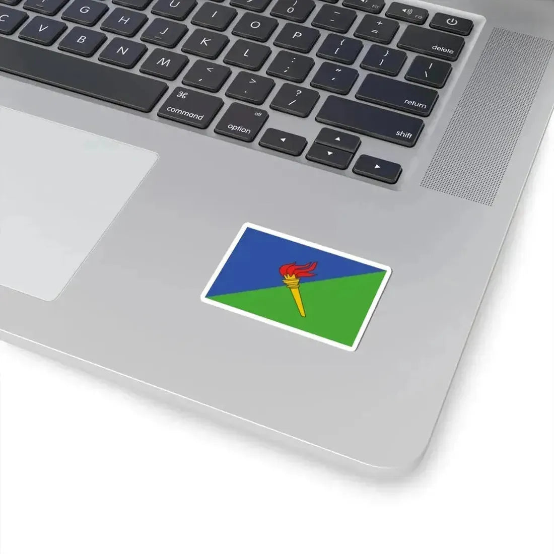 Flag of the Democratic Party of Equatorial Guinea PDGE (Equatorial Guinea) STICKER Vinyl Kiss-Cut Decal - The Sticker Space