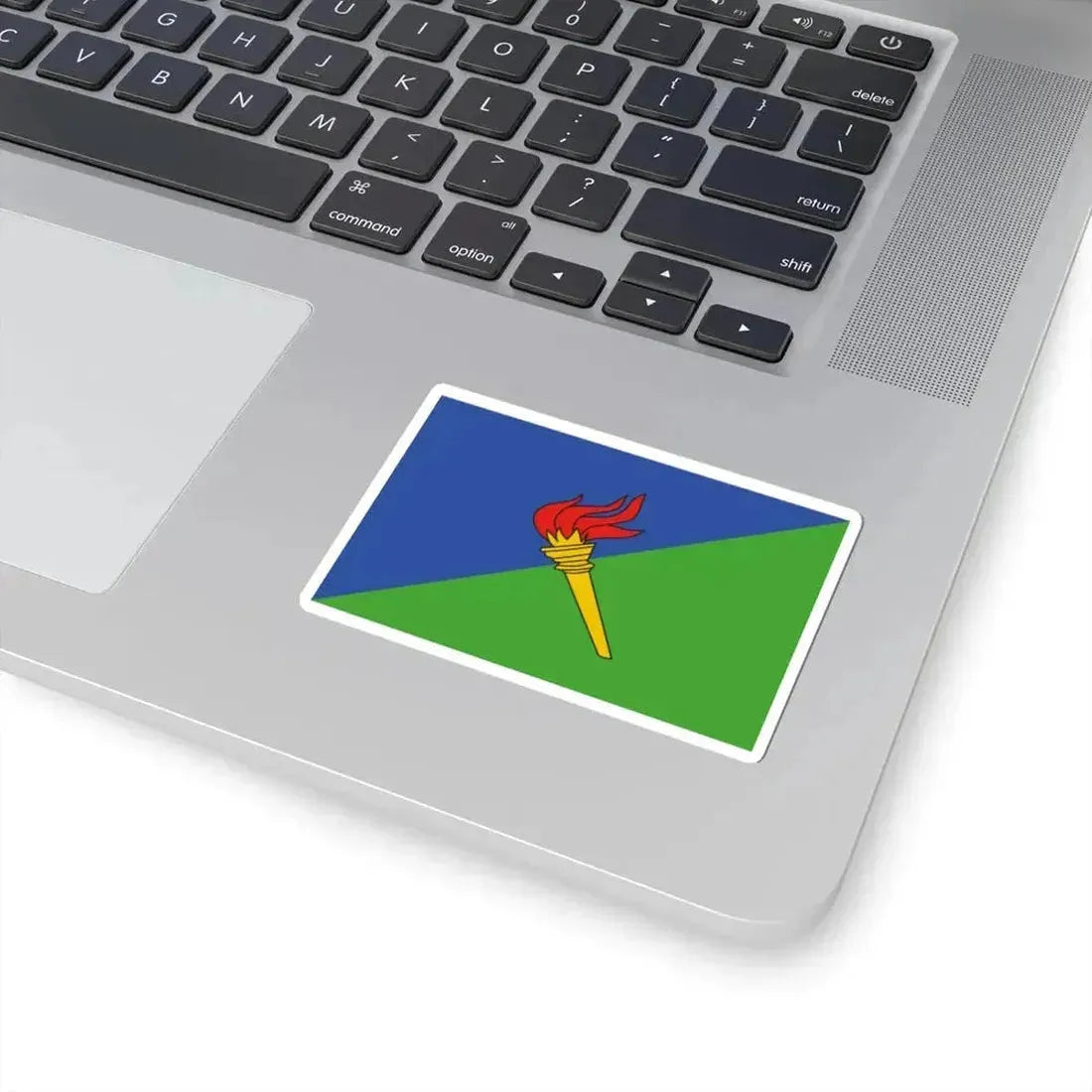 Flag of the Democratic Party of Equatorial Guinea PDGE (Equatorial Guinea) STICKER Vinyl Kiss-Cut Decal - The Sticker Space