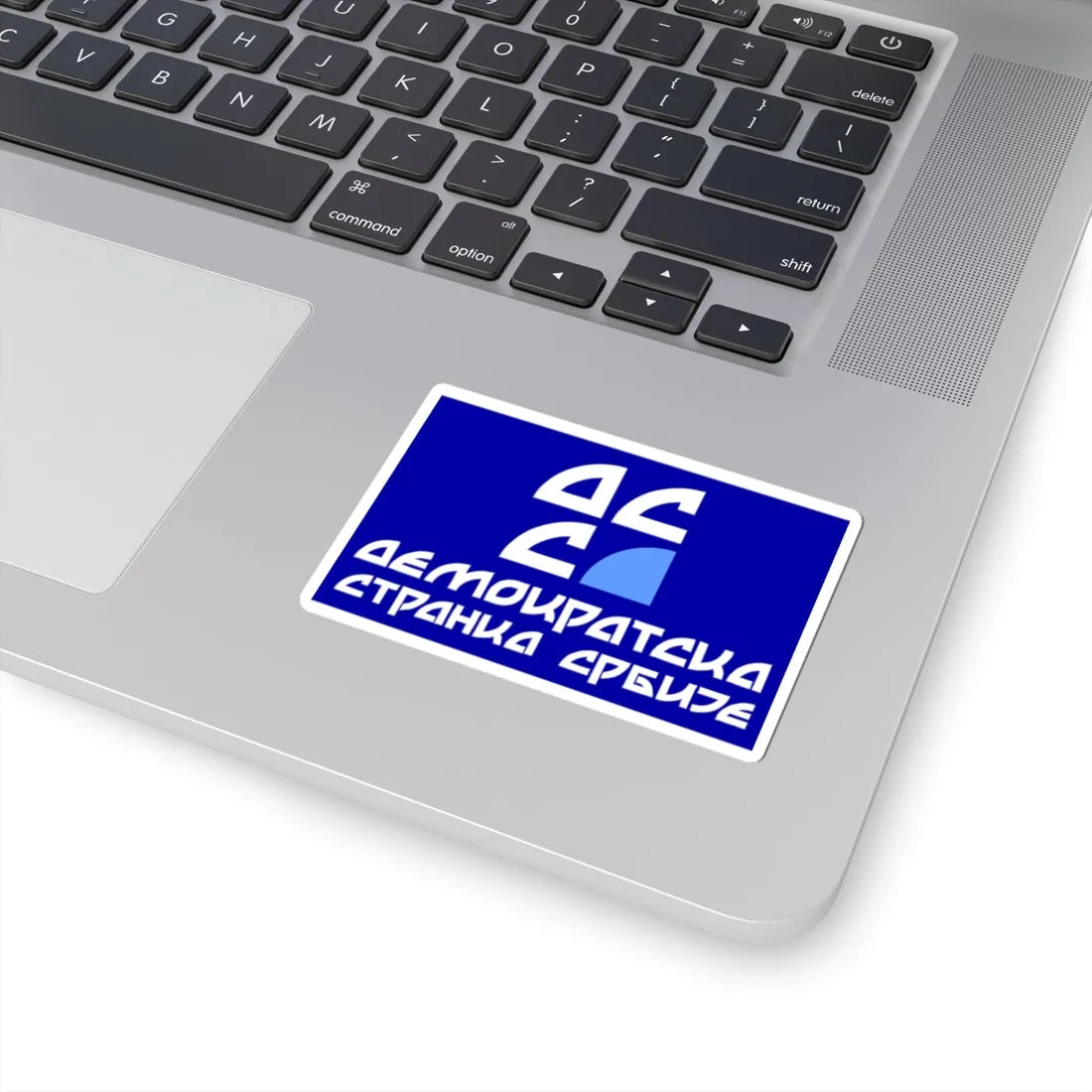 Flag of the Democratic Party of Serbia (Serbia) STICKER Vinyl Kiss-Cut Decal - The Sticker Space