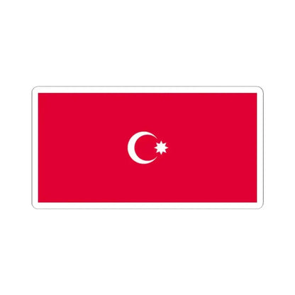 Flag of the Democratic Republic of Azerbaijan 1918 (Azerbaijan) STICKER Vinyl Kiss-Cut Decal 2 Inch White - The Sticker Space