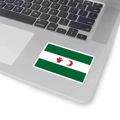 Flag of the Democratic Union of the Algerian Manifesto UDMA (Algeria) STICKER Vinyl Kiss-Cut Decal - The Sticker Space