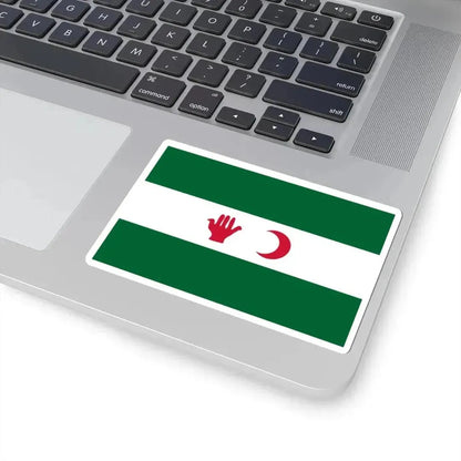 Flag of the Democratic Union of the Algerian Manifesto UDMA (Algeria) STICKER Vinyl Kiss-Cut Decal - The Sticker Space