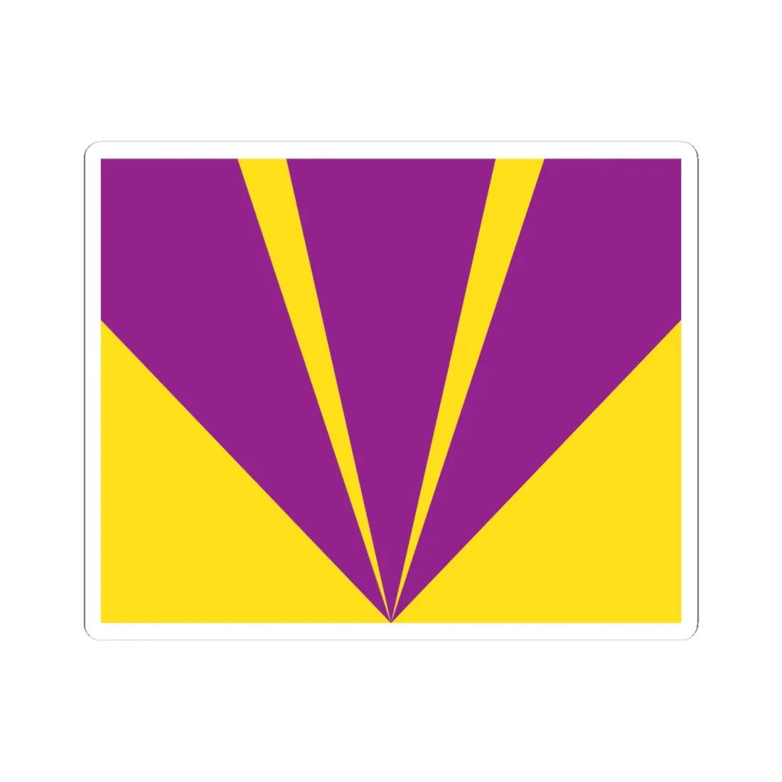 Flag of the Diocese of Brechin (Scotland) STICKER Vinyl Kiss-Cut Decal 4 Inch White - The Sticker Space