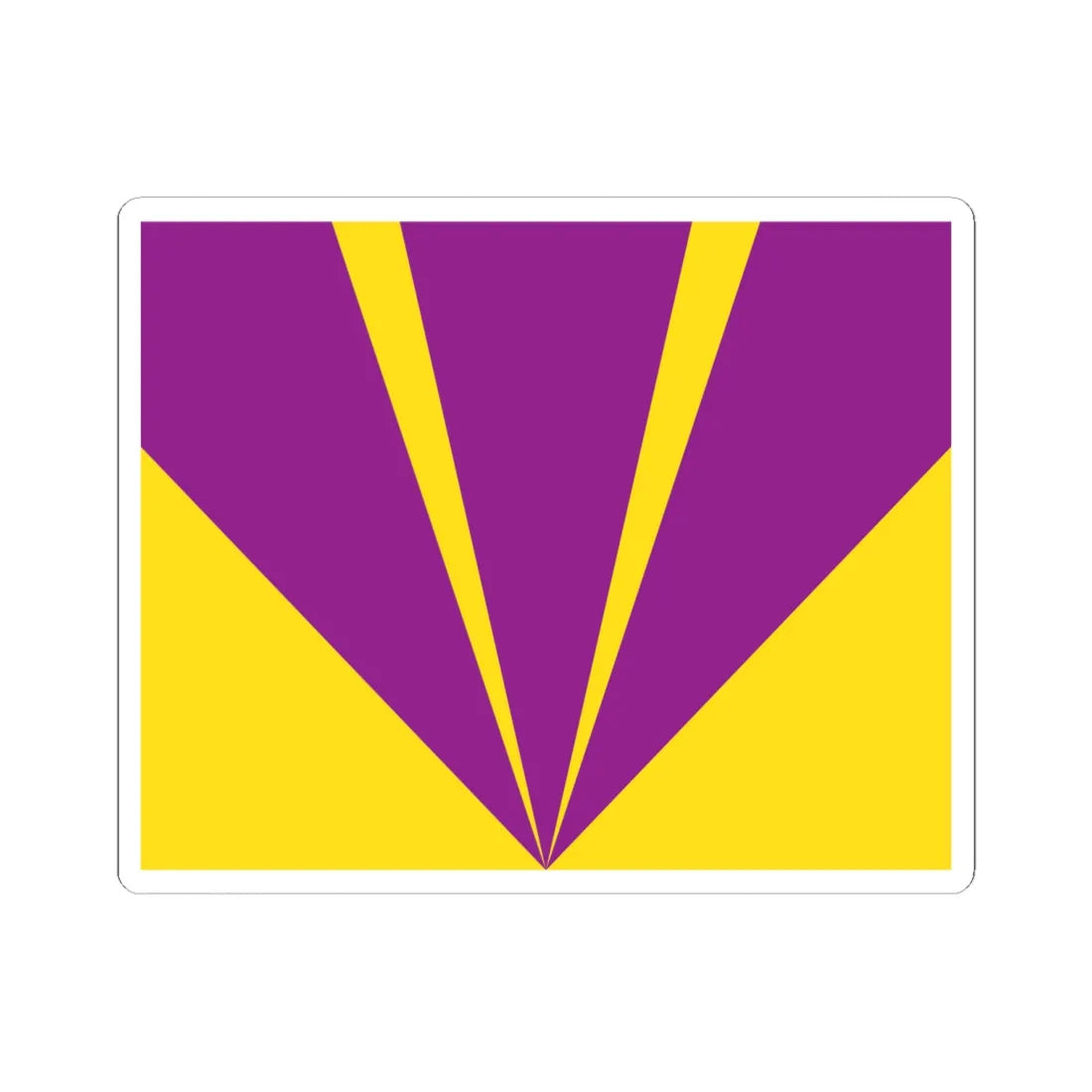 Flag of the Diocese of Brechin (Scotland) STICKER Vinyl Kiss-Cut Decal 6 Inch White - The Sticker Space