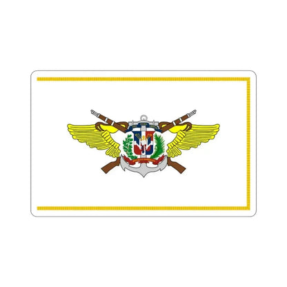 Flag of the Dominican Armed Forces STICKER Vinyl Die-Cut Decal 2 Inch - The Sticker Space