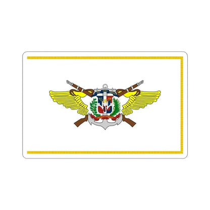 Flag of the Dominican Armed Forces STICKER Vinyl Die-Cut Decal 3 Inch - The Sticker Space