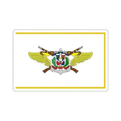 Flag of the Dominican Armed Forces STICKER Vinyl Die-Cut Decal 4 Inch - The Sticker Space