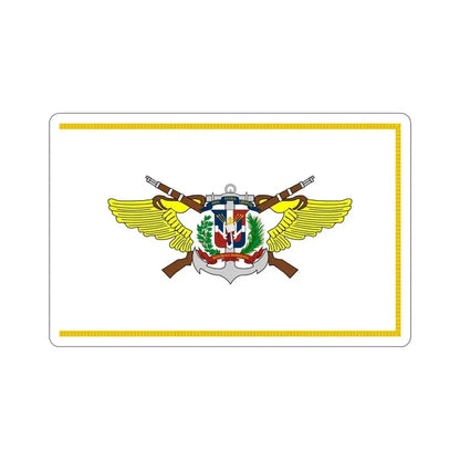 Flag of the Dominican Armed Forces STICKER Vinyl Die-Cut Decal 4 Inch - The Sticker Space