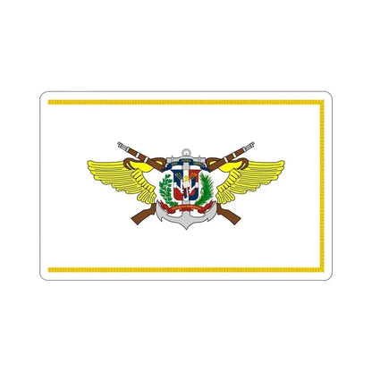 Flag of the Dominican Armed Forces STICKER Vinyl Die-Cut Decal 5 Inch - The Sticker Space