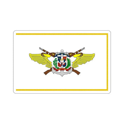 Flag of the Dominican Armed Forces STICKER Vinyl Die-Cut Decal 5 Inch - The Sticker Space